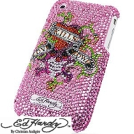 EdHardy�i�G�h�n�[�f�B�[�jLOVE KILLS SLOWLY ���C���X�g�[���@�s���N�@3GS�Ή��@�n�[�h�P�[�X 