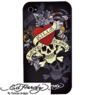 EdHardy�i�G�h�n�[�f�B�[�jLOVE KILLS SLOWLY �u���b�N�@4�Ή��@�n�[�h�P�[�X